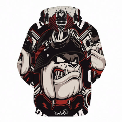 Dog Hoodie Men Hip Hop Animal 3d Hoodies Printed