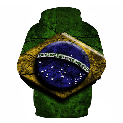 3D Hoodies National flag Canada Hoodies Sweatshirts Fashion Men Women Hoodies Germany/Brazil National flag 3D Hoodie