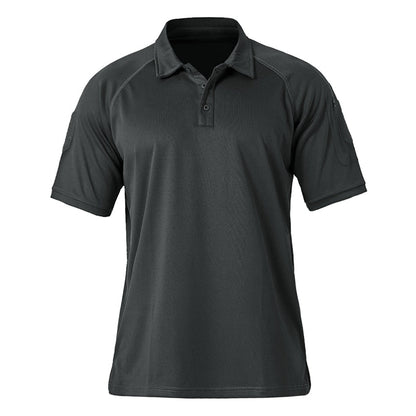Summer Polo Shirts Men's Lightweight Botton Casual Golf Polos Breathable Military Tactical Polos Pullover Hike Clothing