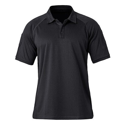 Summer Polo Shirts Men's Lightweight Botton Casual Golf Polos Breathable Military Tactical Polos Pullover Hike Clothing