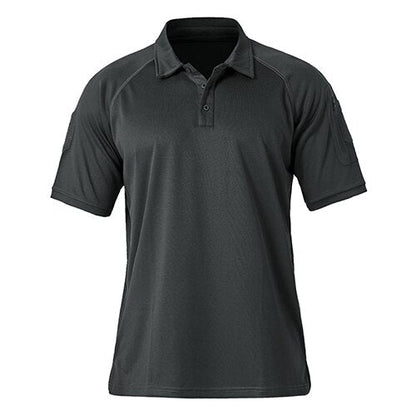 Summer Polo Shirts Men's Lightweight Botton Casual Golf Polos Breathable Military Tactical Polos Pullover Hike Clothing